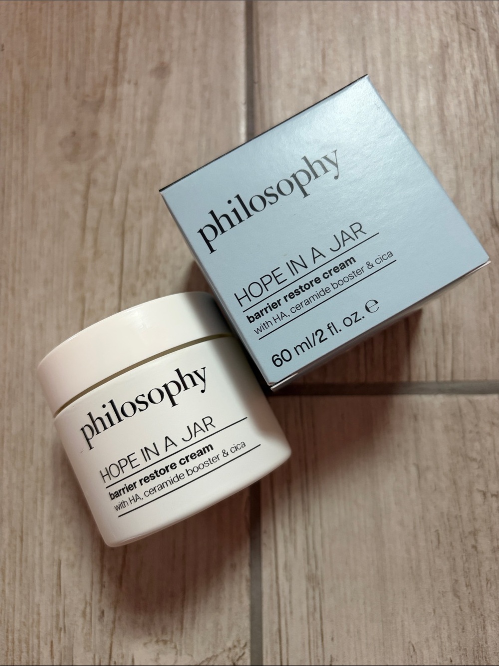 philosophy Hope In A Jar Barrier Restore Cream - white